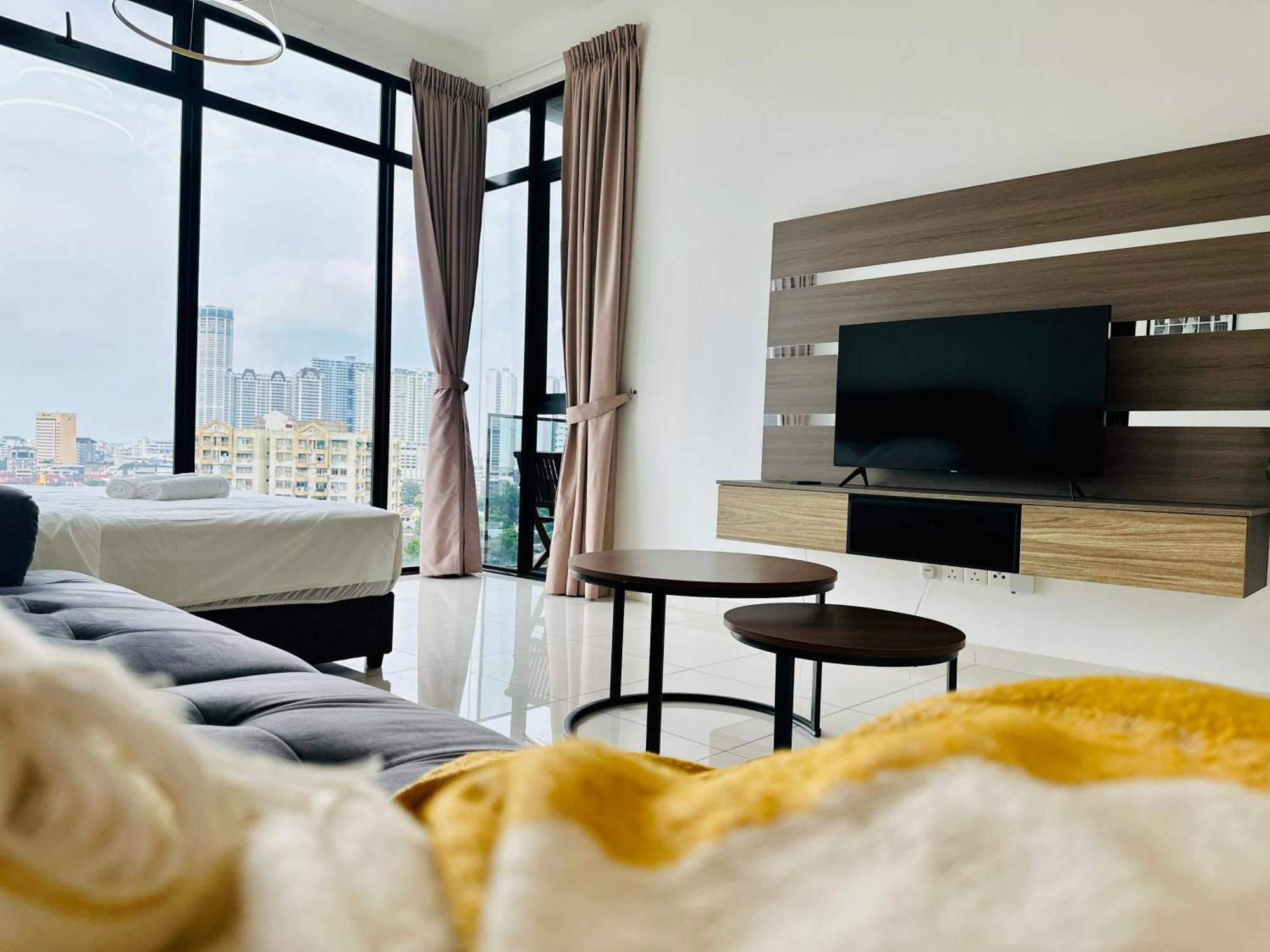 New Georgetown Instagramable 2Br Homestay For 10Pax 无敌美景两房民宿 Beacon Executive Suite Eksteriør bilde